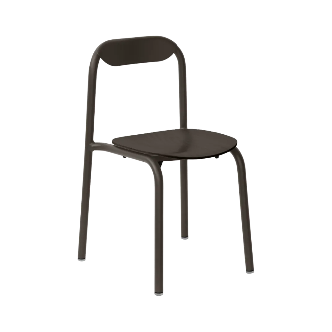 CHAISE BOIS TEINTÉ