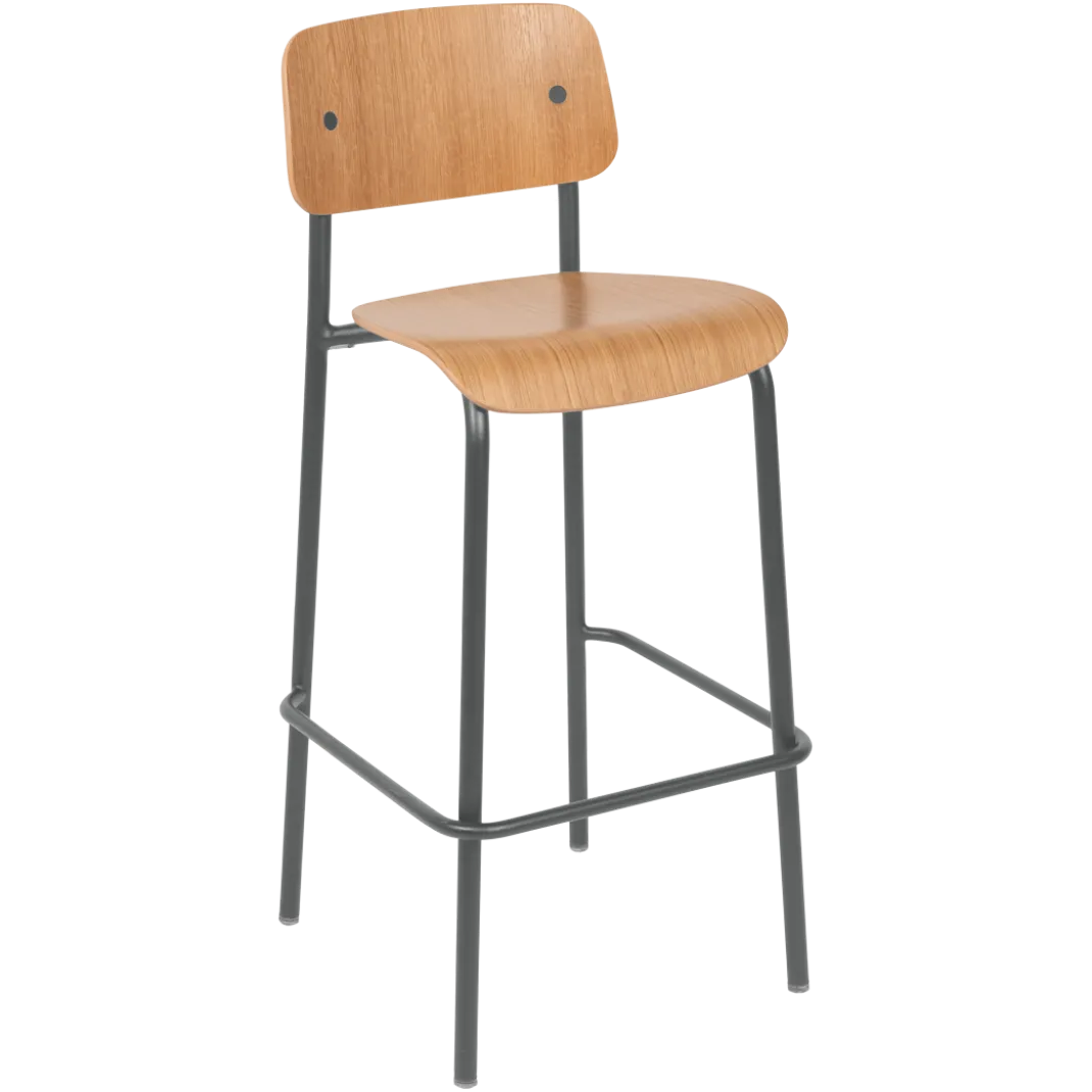 CHAISE DE BAR CHÊNE H75