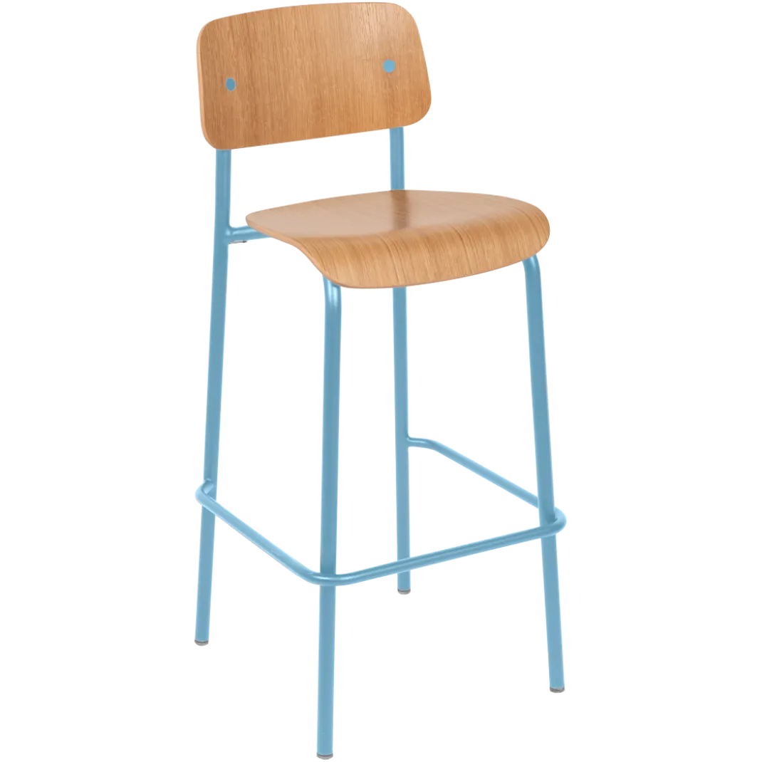 CHAISE DE BAR CHÊNE H75