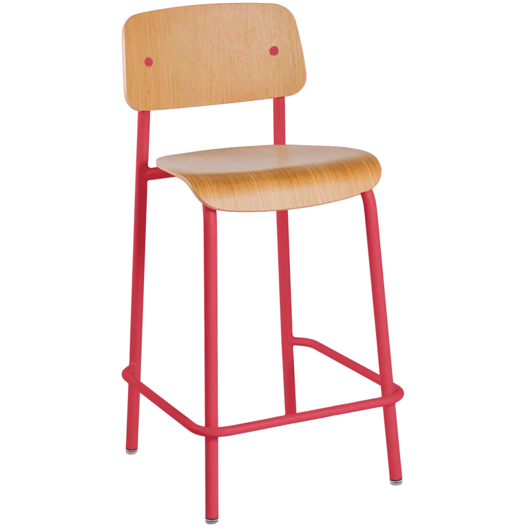 CHAISE DE BAR CHÊNE H65