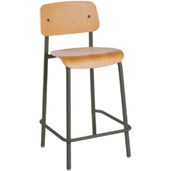 CHAISE DE BAR CHÊNE H65
