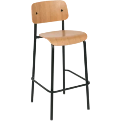 CHAISE DE BAR CHÊNE H65