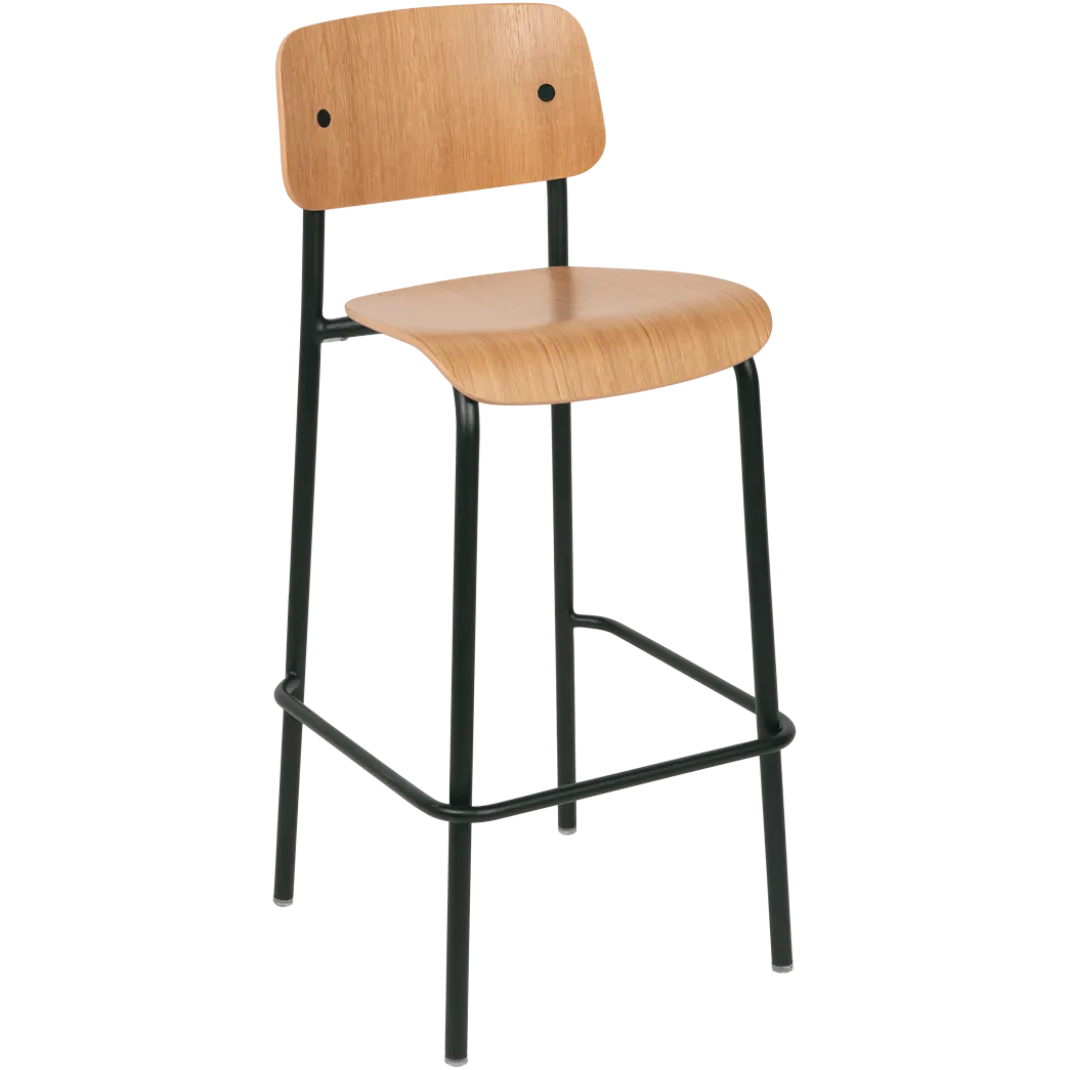 CHAISE DE BAR CHÊNE H65