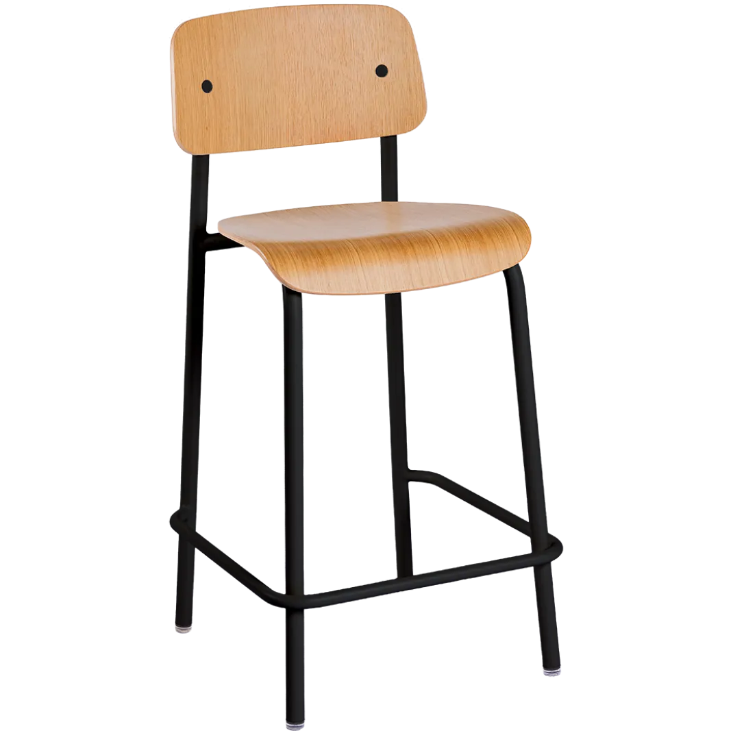 CHAISE DE BAR CHÊNE H65