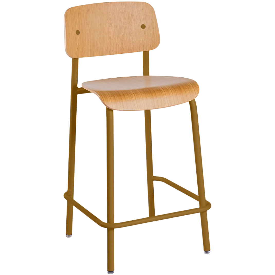 CHAISE DE BAR CHÊNE H65