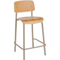CHAISE DE BAR CHÊNE H65