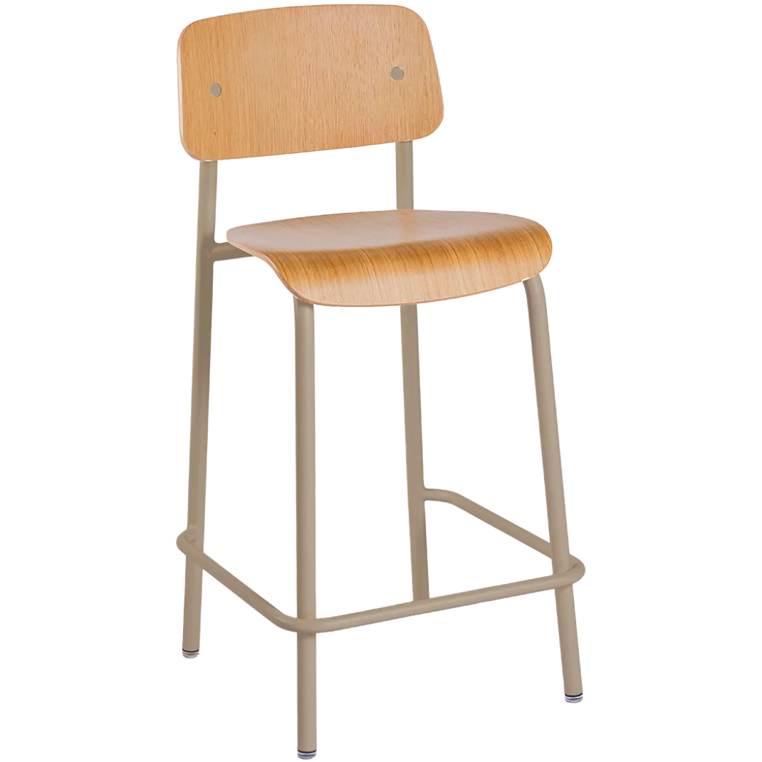 CHAISE DE BAR CHÊNE H65