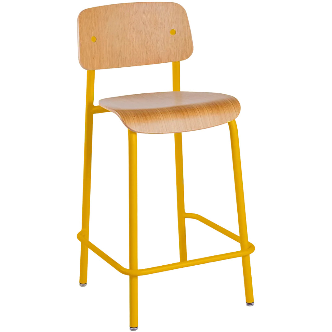 CHAISE DE BAR CHÊNE H65