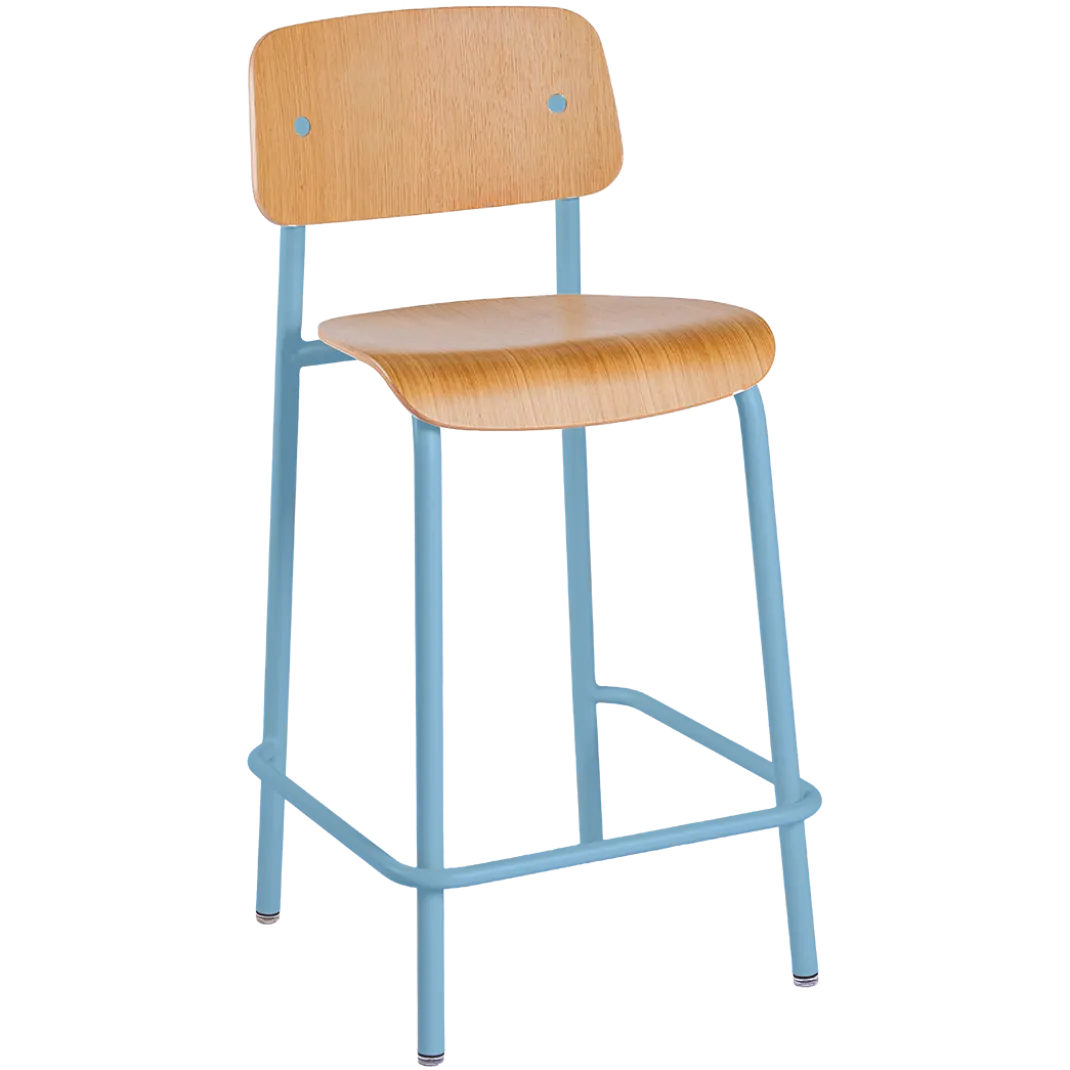 CHAISE DE BAR CHÊNE H65