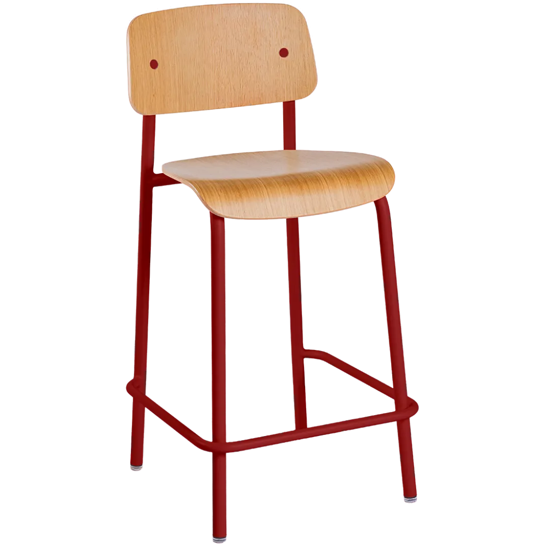 CHAISE DE BAR CHÊNE H65