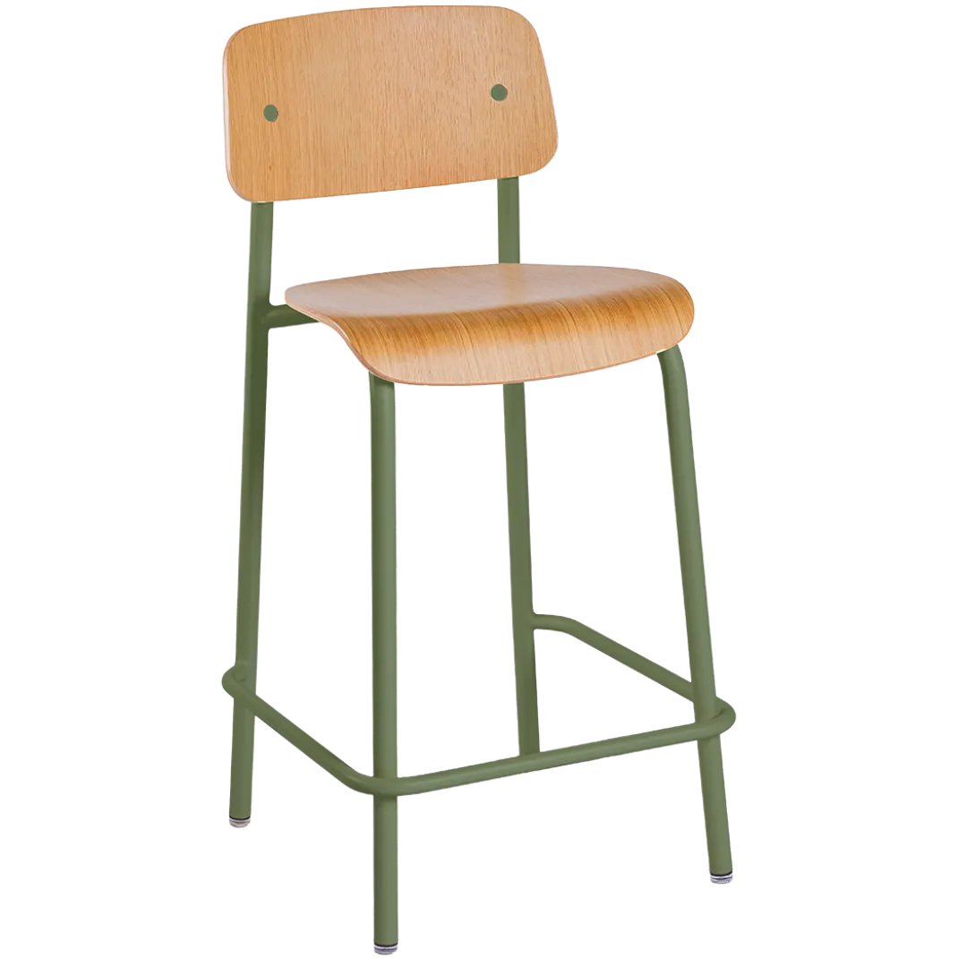 CHAISE DE BAR CHÊNE H65