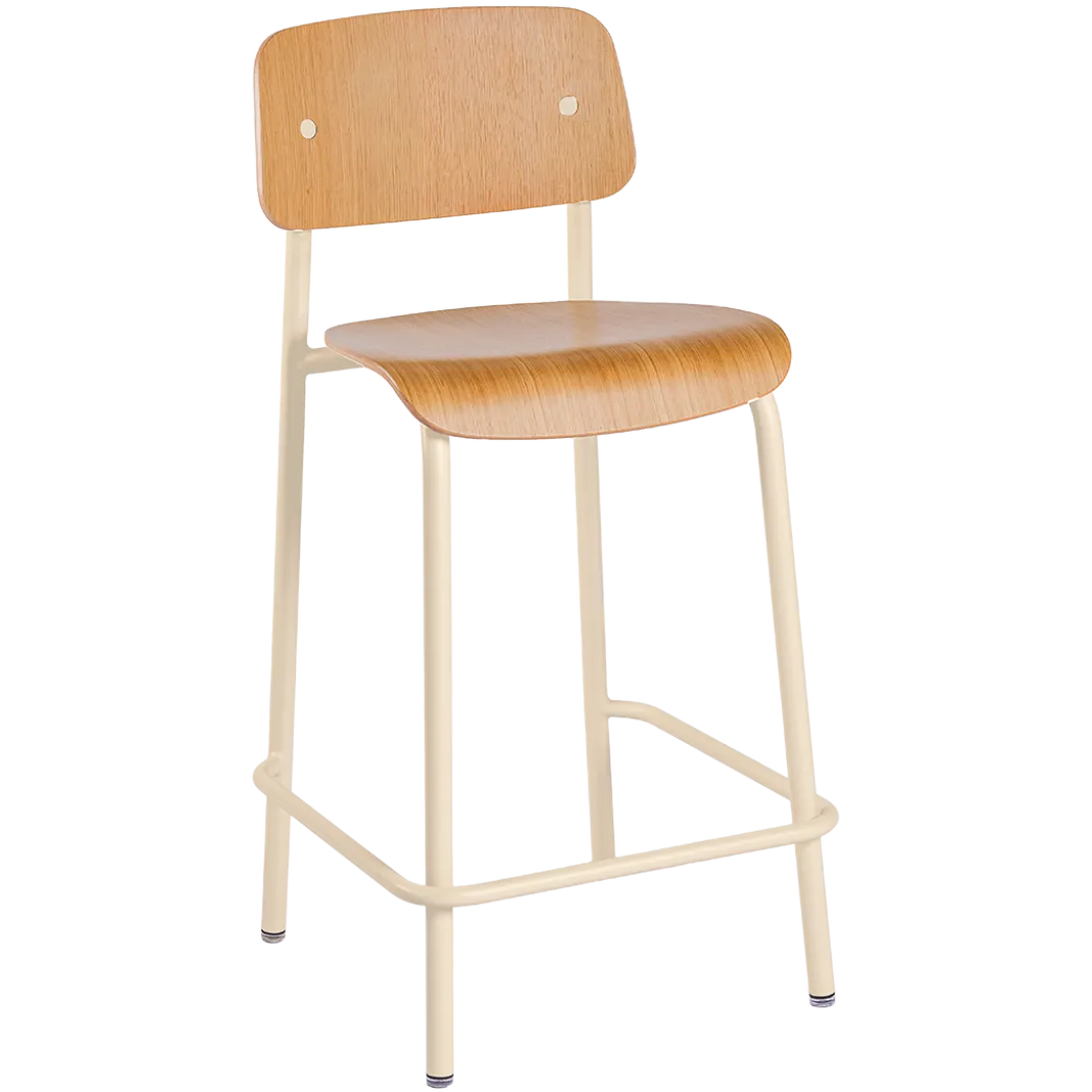 CHAISE DE BAR CHÊNE H65