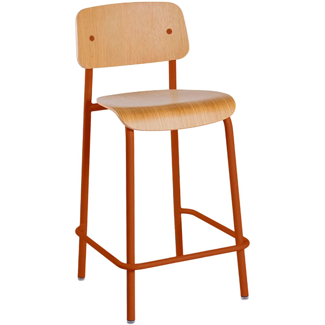 CHAISE DE BAR CHÊNE H65