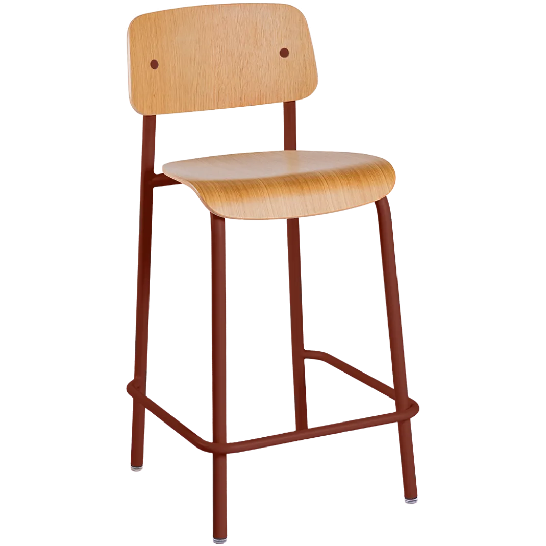 CHAISE DE BAR CHÊNE H65
