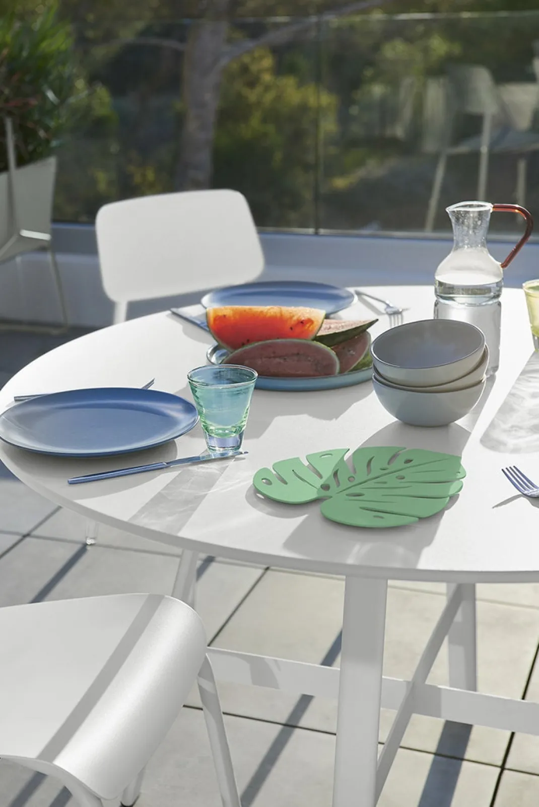DESSOUS DE PLAT MONSTERA 24 X 22 CM