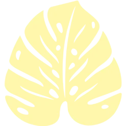DESSOUS DE PLAT MONSTERA 24 X 22 CM