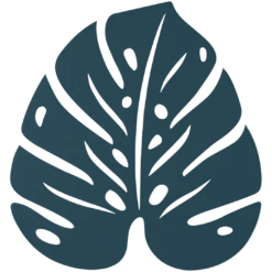 DESSOUS DE PLAT MONSTERA 24 X 22 CM
