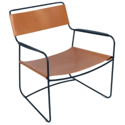 FAUTEUIL BAS CUIR