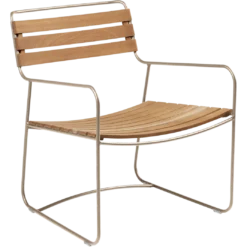 FAUTEUIL BAS TECK