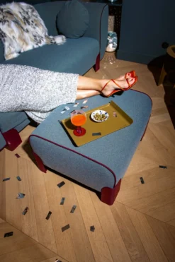 GRAND POUF CHINÉ