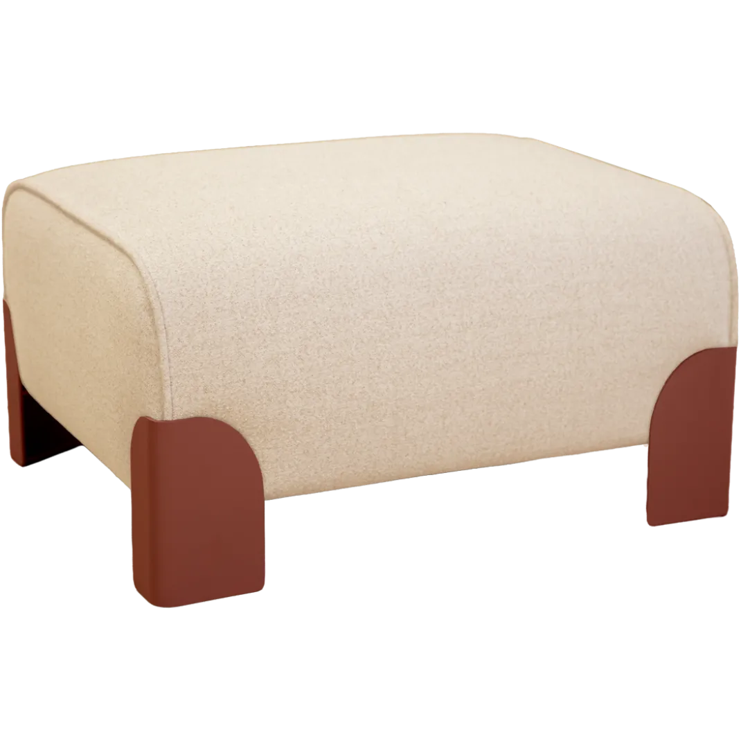 GRAND POUF MOUCHETÉ