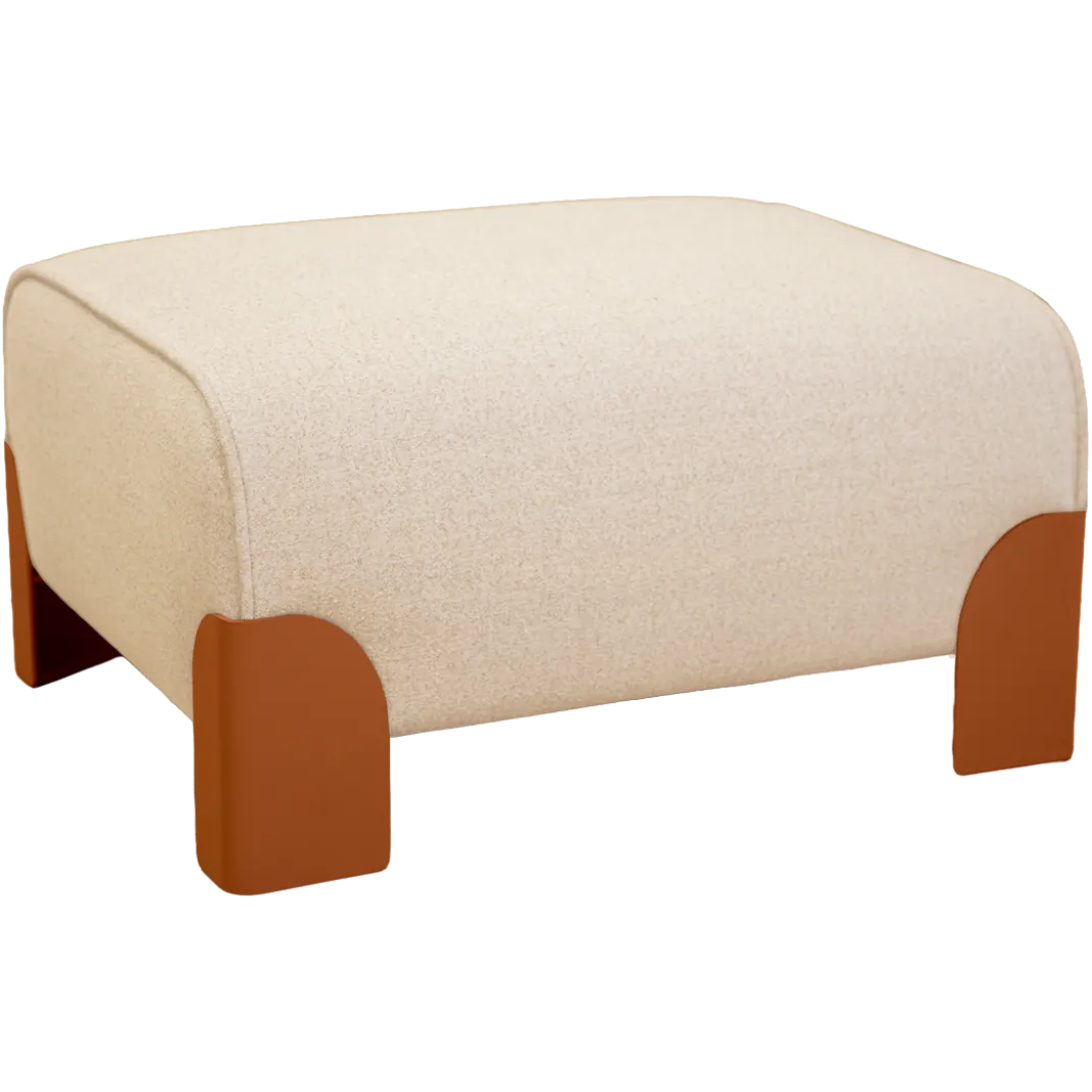 GRAND POUF MOUCHETÉ