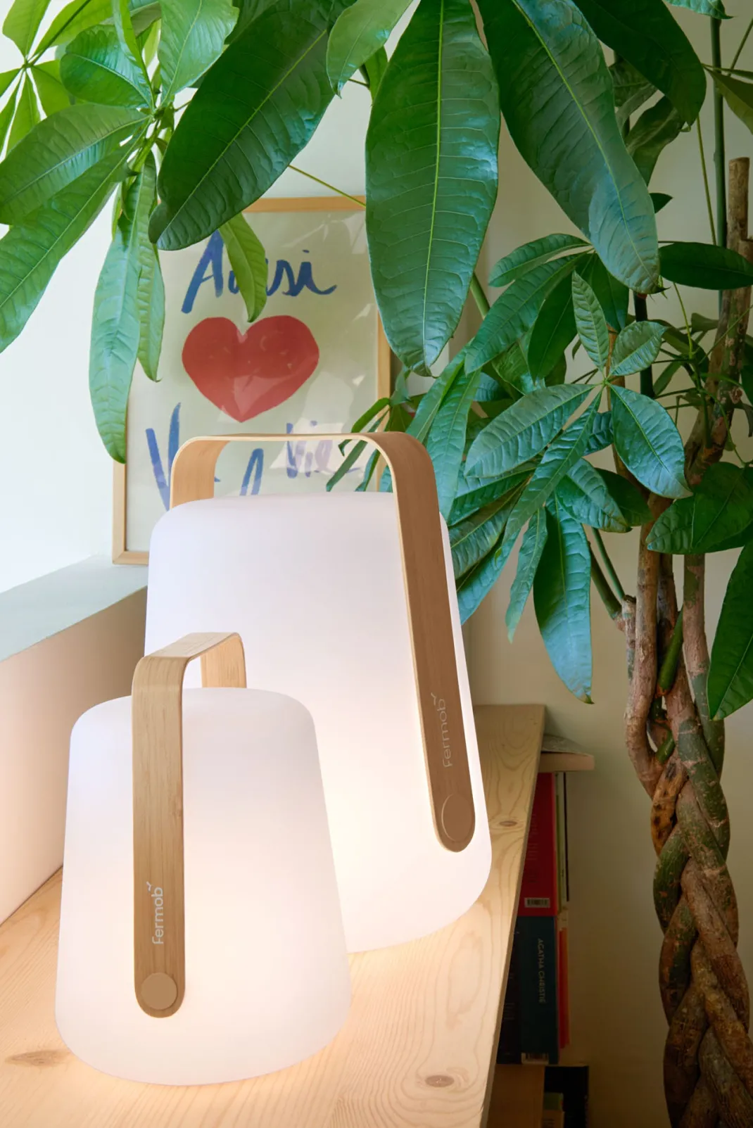 LAMPE BAMBOO H.25 CM