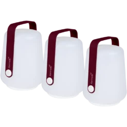LOT DE 3 LAMPES H.12 CM
