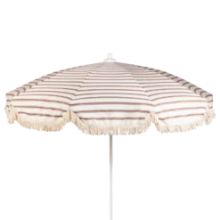 PARASOL Ø250 CM FINITION BAVOLET ET FRANGE COULEUR