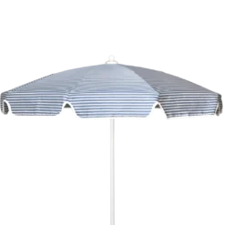 PARASOL Ø250 CM FINITION BAVOLET ET FRANGE BLANCHE