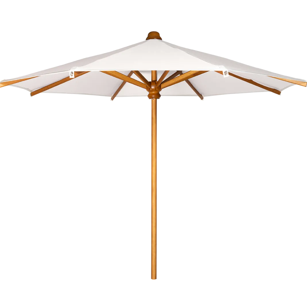PARASOL Ø 250 CM FINITION PARAPLUIE TRESSE BLANCHE