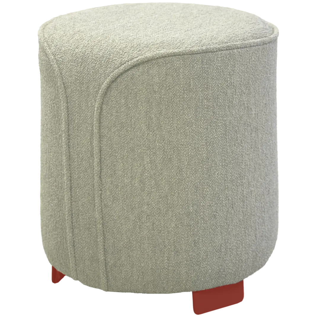 POUF ROND BOUCLETTE
