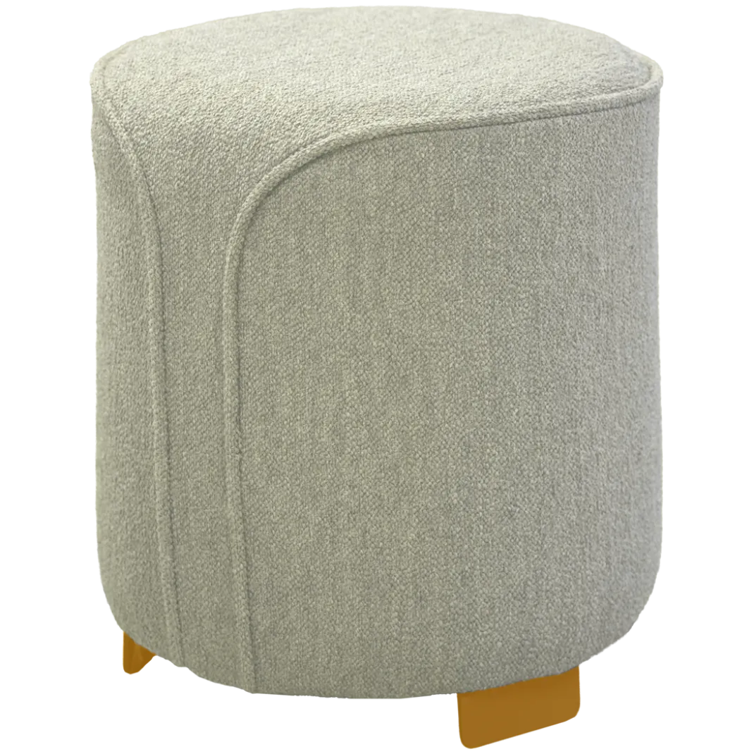 POUF ROND BOUCLETTE