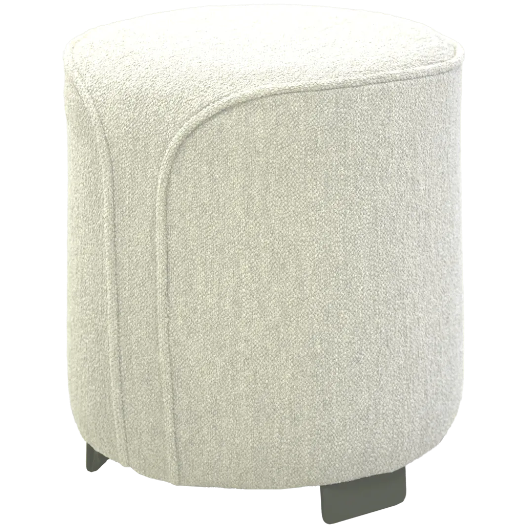 POUF ROND BOUCLETTE