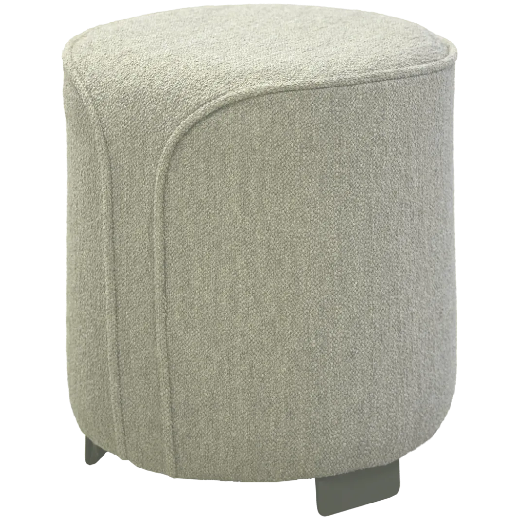 POUF ROND BOUCLETTE