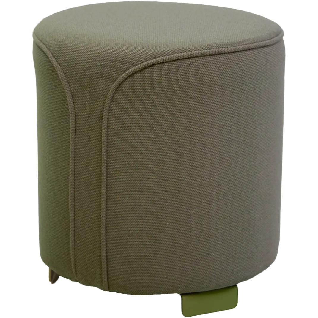POUF ROND CHINÉ