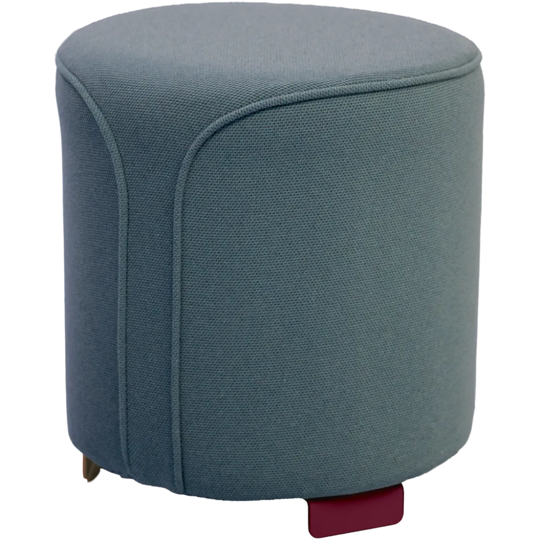 POUF ROND CHINÉ
