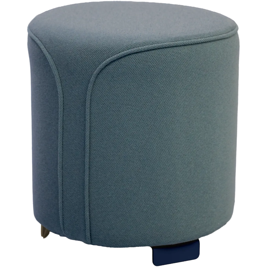 POUF ROND CHINÉ