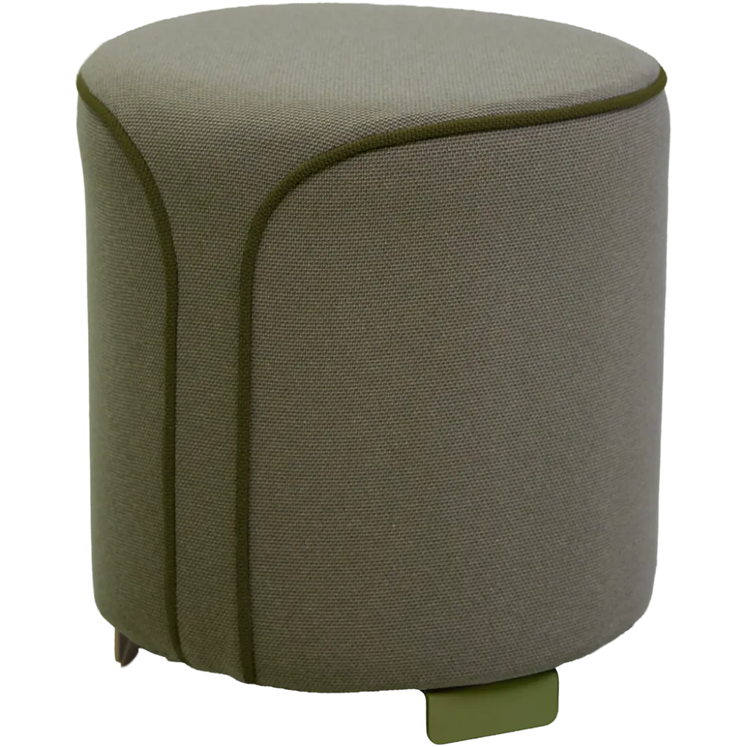 POUF ROND CHINÉ