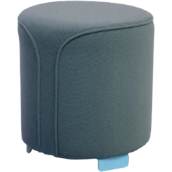 POUF ROND CHINÉ