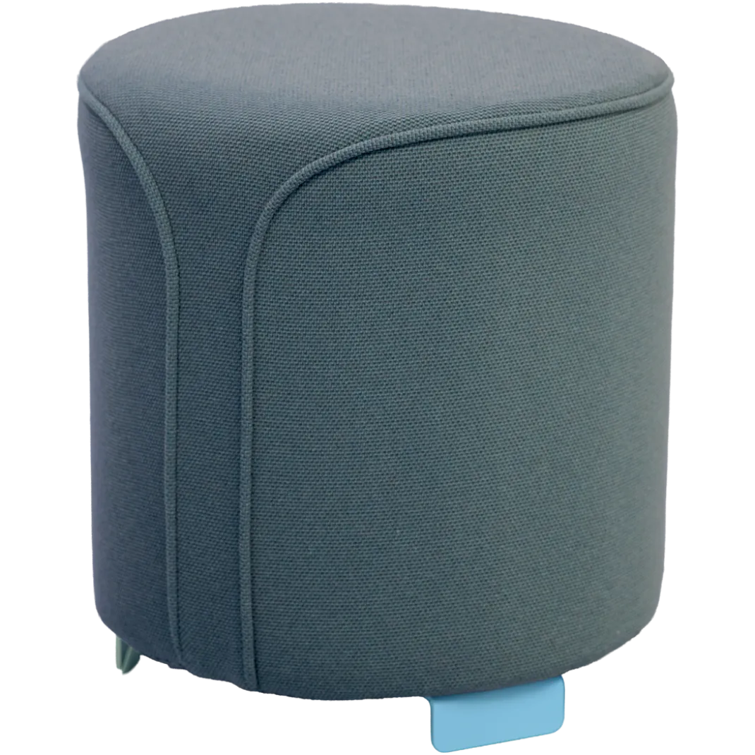 POUF ROND CHINÉ