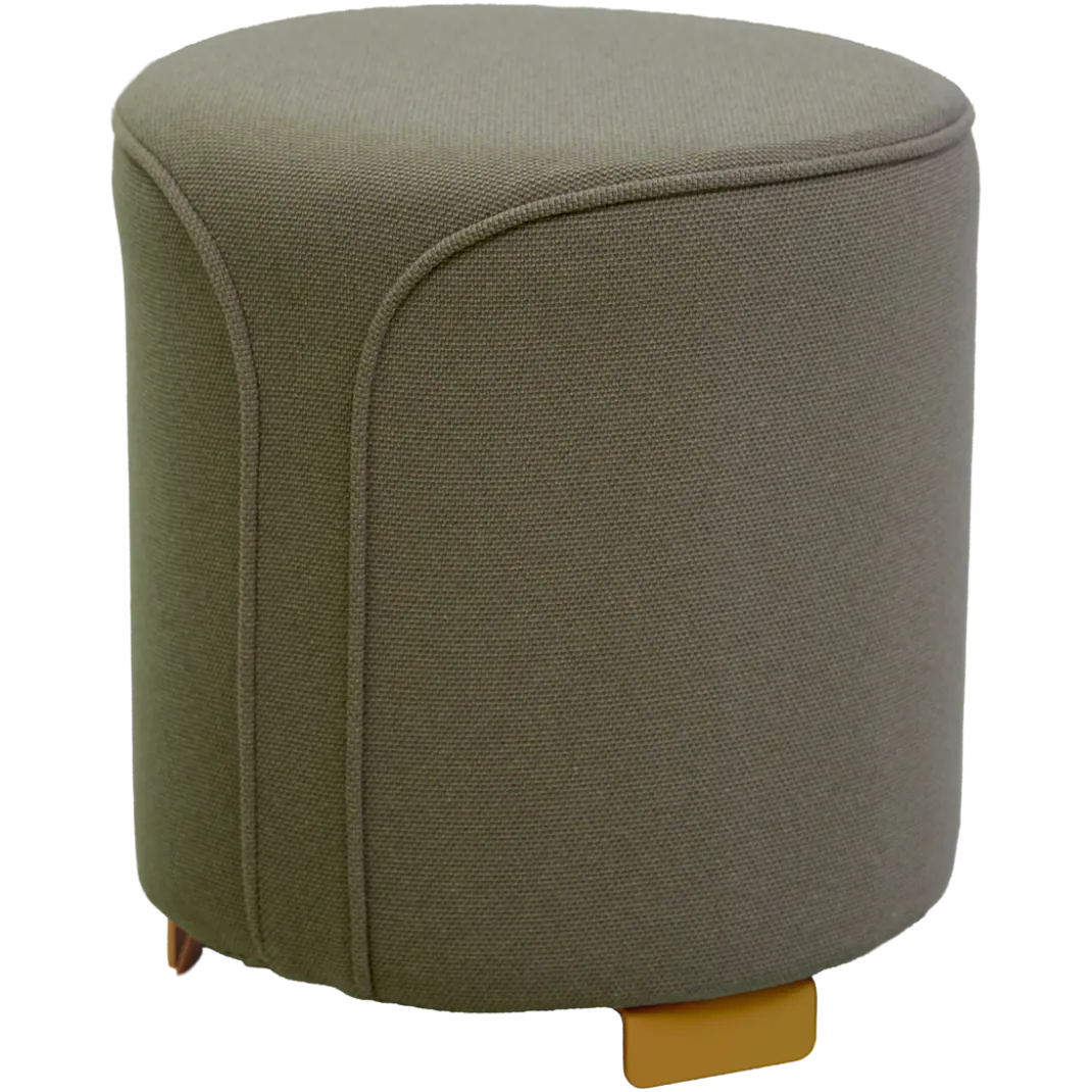 POUF ROND CHINÉ
