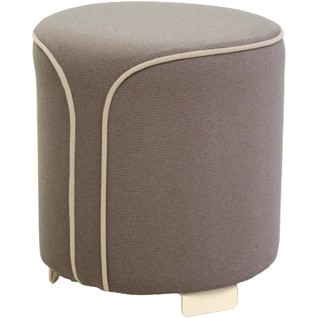 POUF ROND CHINÉ