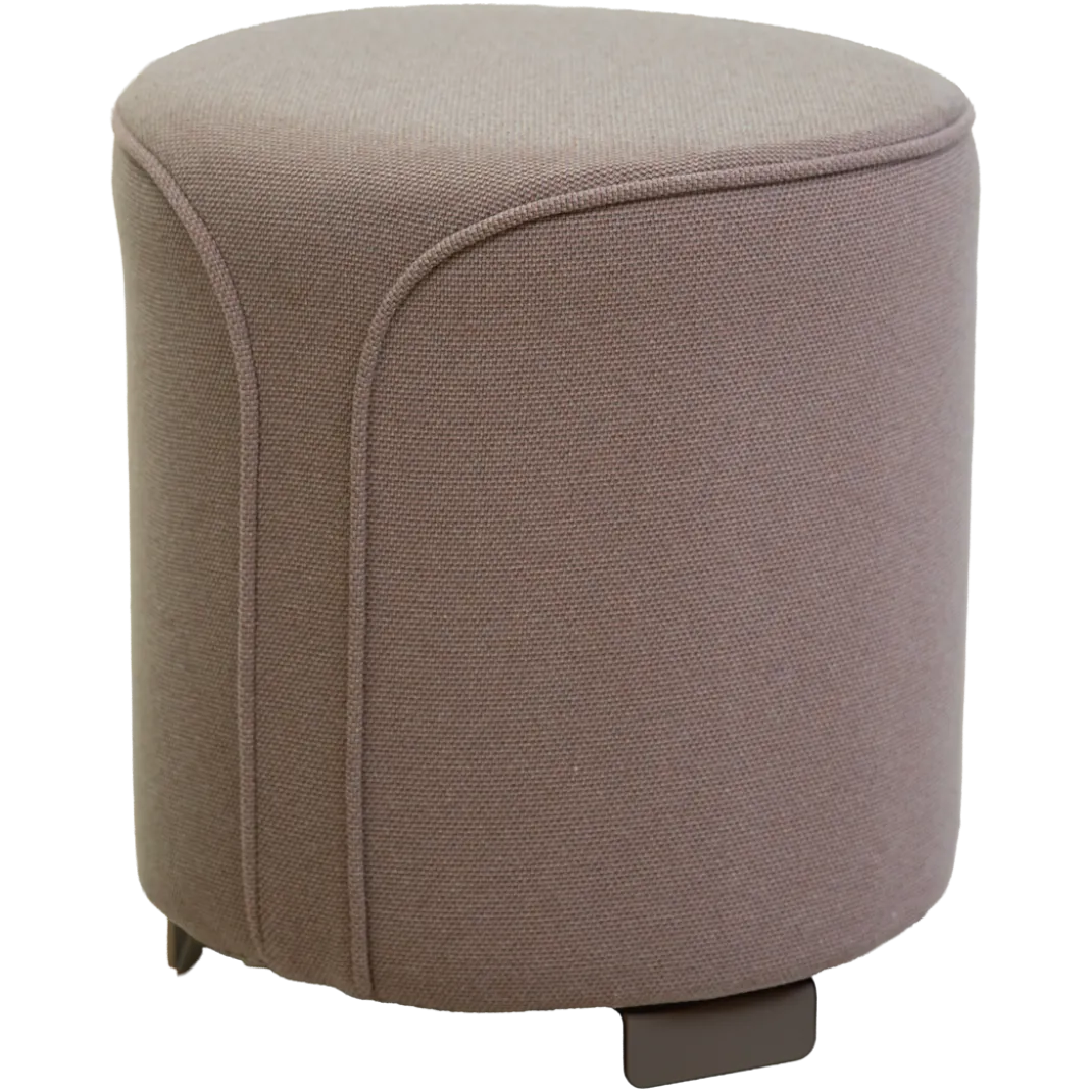 POUF ROND CHINÉ