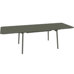 TABLE À ALLONGES 165/255 X 90 CM