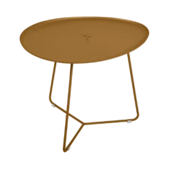 TABLE BASSE OVALE 55 X 44.5 CM, PLATEAU AMOVIBLE