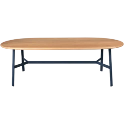 TABLE CHÊNE OVALE 220 X 95 CM
