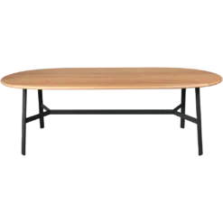 TABLE CHÊNE OVALE 220 X 95 CM