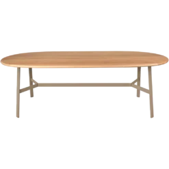 TABLE CHÊNE OVALE 220 X 95 CM