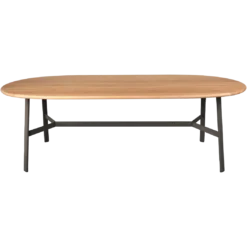 TABLE CHÊNE OVALE 220 X 95 CM